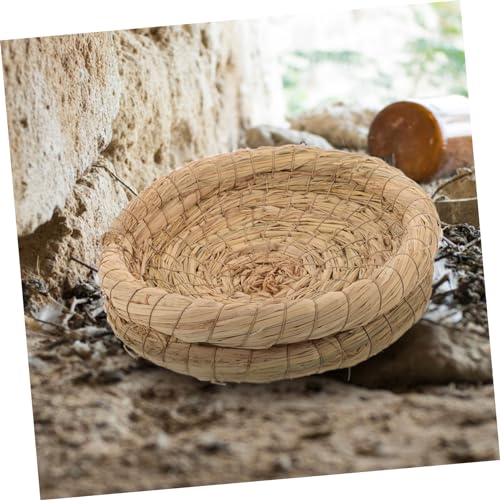Supvox 5 Stück Teiliges Geflochtenes Strohnest Vogelhaus Multifunktional Kleintier Nistplatz Für Garten Kaninchen Tauben Hühner Eierlegen Komfortable Natürliche Futterstelle Supvox 5 Stück Teiliges Geflochtenes Strohnest Vogelhaus Multifunktional Kleintier Nistplatz Für Garten Kaninchen Tauben Hühner Eierlegen Komfortable Natürliche Futterstelle von Supvox