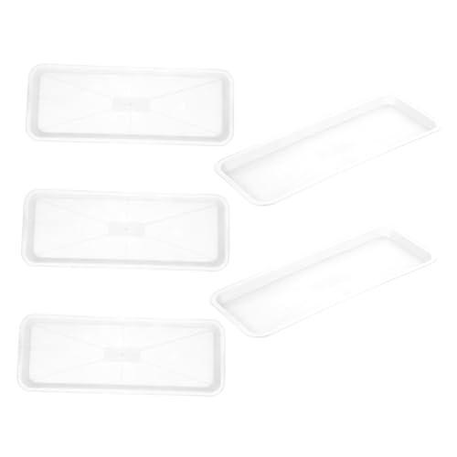 Supvox 5 Stück Teiliges Pflanzentablett Rechteckige Abtropfschalen für Blumentöpfe Wasserspeicher für Pflanzen zum Schutz Pflege Ihres Gartens Supvox 5 Stück Teiliges Pflanzentablett Rechteckige Abtropfschalen für Blumentöpfe Wasserspeicher für Pflanzen zum Schutz Pflege Ihres Gartens von Supvox