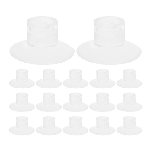 Supvox 50 Aquarium-Futterspender Mit Saugnapf Aquarium-Futterspender Saugnapf Gemüse-Clips Aquarium-Algen-Clips Fischfutterhalter Pflanzen Saugnäpfe 30 Mm von Supvox
