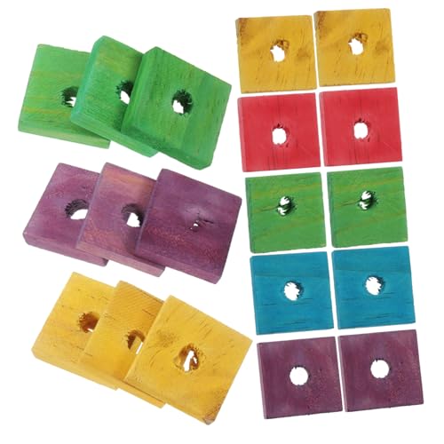 Supvox Pädagogisches Papageien-holzclip-Spielzeug – Vogelbeißspielzeug-Set Für Papageien Und Vögel Supvox Pädagogisches Papageien-holzclip-Spielzeug – Vogelbeißspielzeug-Set Für Papageien Und Vögel von Supvox