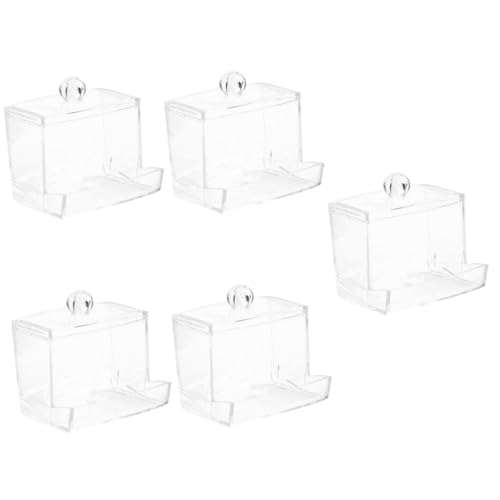 Supvox 5St Futterbehälter für Hühner Container Hühnerwasserbecher vogelfutterspender vogelfutterhäuschen Werkzeug Futterkasten für Geflügel Rutin Futternapf für Hühner Acryl Transparent Supvox 5St Futterbehälter für Hühner Container Hühnerwasserbecher vogelfutterspender vogelfutterhäuschen Werkzeug Futterkasten für Geflügel Rutin Futternapf für Hühner Acryl Transparent von Supvox