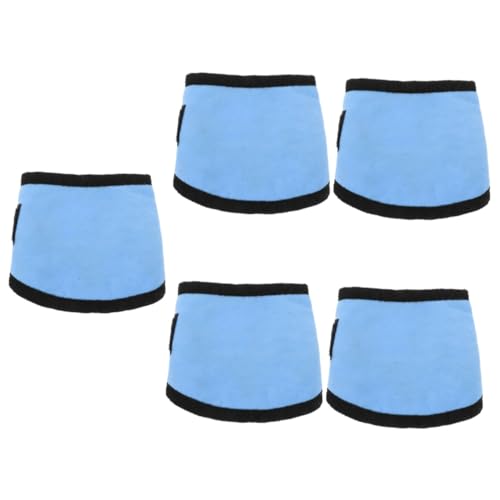 Supvox 5stücke Kühlendes Hundehalsband Für Sommer Atmungsaktive Pet Bandana Und Leicht Kühlzubehör Für Heiße Für Hunde Mit Dickem Blau von Supvox