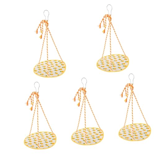 Supvox 5St Haustier Hängematte Animal Toys Tier Spielzeug Tier Schaukel Kletterspielzeug für Haustiere eidechsen Spielzeug Hamsterzubehör für Käfige Zubehör für Rattenkäfig Stoff Yellow Supvox 5St Haustier Hängematte Animal Toys Tier Spielzeug Tier Schaukel Kletterspielzeug für Haustiere eidechsen Spielzeug Hamsterzubehör für Käfige Zubehör für Rattenkäfig Stoff Yellow von Supvox