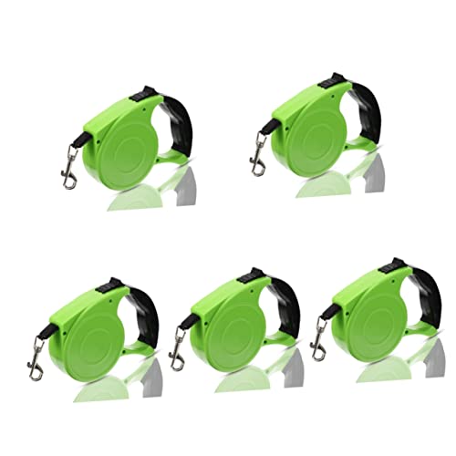 Supvox 5 Stücke Multi-Funktion Outdoor Hund Leine Einziehbare Leine Für Hunde Komfortable Haustier Hund von Supvox