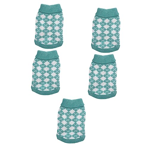 Supvox 5St Hundepullover Haustier-Welpen-Pullover schöner Welpenpullover stilvolle Welpenkleidung Hundeanzug hundemantel Dog Raincoat Hundekostüm Welpenkostüm Acryl Green Supvox 5St Hundepullover Haustier-Welpen-Pullover schöner Welpenpullover stilvolle Welpenkleidung Hundeanzug hundemantel Dog Raincoat Hundekostüm Welpenkostüm Acryl Green von Supvox