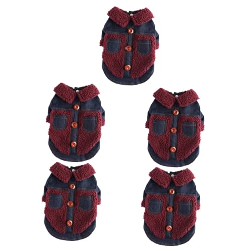 Supvox 5St Kleidung für Haustiere Haustier Wintermantel Haustierkleidung waschbarer hundeanzug hundewintermantel hundemantel Hund kältefestes Kostü modische Hundebekleidung Polyester Supvox 5St Kleidung für Haustiere Haustier Wintermantel Haustierkleidung waschbarer hundeanzug hundewintermantel hundemantel Hund kältefestes Kostü modische Hundebekleidung Polyester von Supvox
