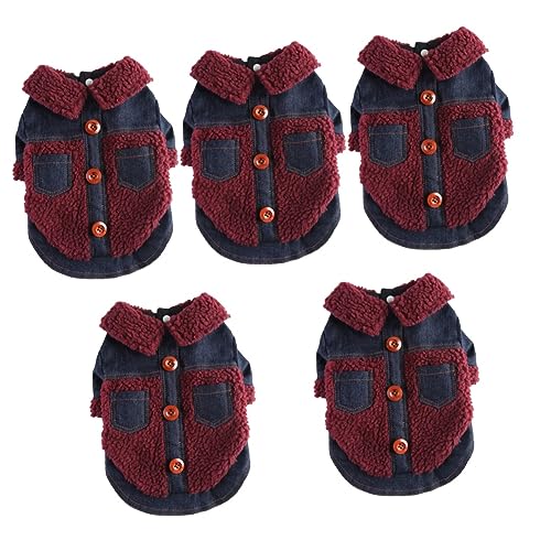 Supvox 5St Kleidung für Haustiere Haustier Wintermantel Winterjacken für Hunde Hundeweste hundewintermantel hundemantel reißverschluss Jacke Welpenkleidung warmes Haustierkostü Polyester Supvox 5St Kleidung für Haustiere Haustier Wintermantel Winterjacken für Hunde Hundeweste hundewintermantel hundemantel reißverschluss Jacke Welpenkleidung warmes Haustierkostü Polyester von Supvox