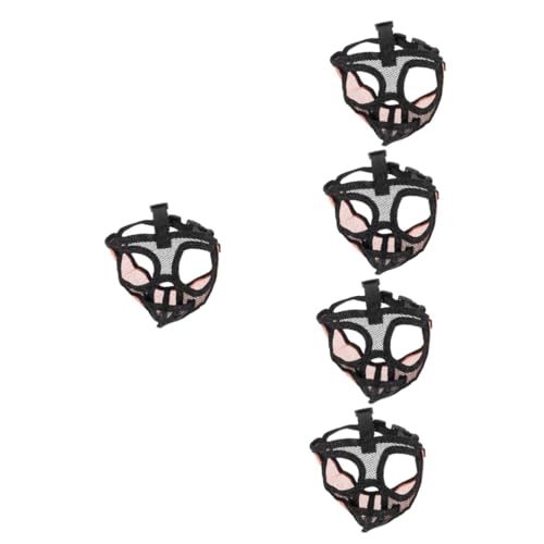 Supvox 5St Mesh-Maulkorb Anti-Biss-Maulkorb Schnauze für französische Bulldogge Verstellbarer Schultergurt brillenband verstellbar Haustier tragbarer Maulkorb für Hunde Hundekopfmaulkorb Supvox 5St Mesh-Maulkorb Anti-Biss-Maulkorb Schnauze für französische Bulldogge Verstellbarer Schultergurt brillenband verstellbar Haustier tragbarer Maulkorb für Hunde Hundekopfmaulkorb von Supvox