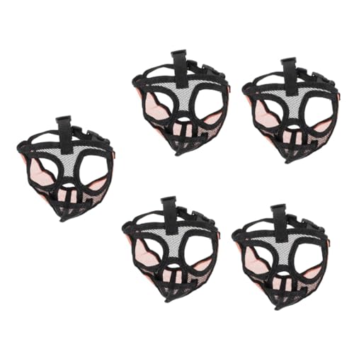 Supvox 5St tragbarer Maulkorb für Hunde Hundebesitzer hundegurt Anti-Bell-Masken Maulkorb mit kurzer Schnauze Haustier Mesh-Maulkorb Anti-Biss-Abdeckung atmungsaktiv Gesichtsmaske Seil Supvox 5St tragbarer Maulkorb für Hunde Hundebesitzer hundegurt Anti-Bell-Masken Maulkorb mit kurzer Schnauze Haustier Mesh-Maulkorb Anti-Biss-Abdeckung atmungsaktiv Gesichtsmaske Seil von Supvox