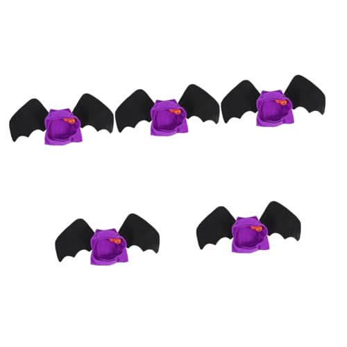 Supvox 5stücke Pet Halloween Kostüm Mit Faltbaren Fledermausflügeln Lustige Katzen Und Hundekleidung Für Halloween-Partys Mit Kreativem Design Supvox 5stücke Pet Halloween Kostüm Mit Faltbaren Fledermausflügeln Lustige Katzen Und Hundekleidung Für Halloween-Partys Mit Kreativem Design von Supvox