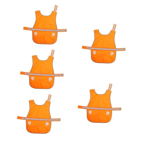 Supvox 5st Hund Reflektierende Weste Hundebauweste Reflektierende Welpenweste Gut Sichtbare Hundeweste Warnweste Für Hunde Hundekostümweste Haustier Outdoor-Weste Oxford-Stoff Orange Supvox 5st Hund Reflektierende Weste Hundebauweste Reflektierende Welpenweste Gut Sichtbare Hundeweste Warnweste Für Hunde Hundekostümweste Haustier Outdoor-Weste Oxford-Stoff Orange von Supvox