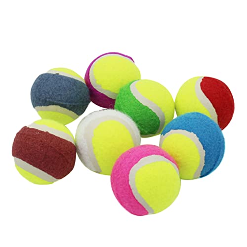 Supvox 6 Pack Haustierbälle interaktives Spielzeug Interactive Toys Hunde Spielzeug Dog Toy Rubber Fart Toy Spielzeuge Spielzeug für Haustiere Hundespielzeug Tennis Pet-Ball Spielzeugball von Supvox