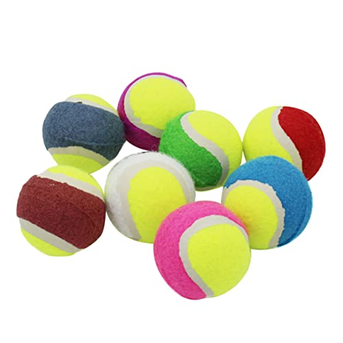 Supvox 6er-Pack Tennis-hundespielzeug Interaktives Haustierspielzeug Für Mittelgroße Und Große Hunde Quietschendes Hundespielzeug Farbenblindheits-Pack Zufälliger Stil von Supvox