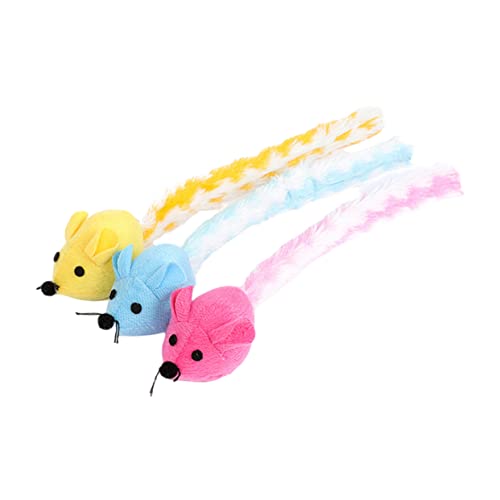 Supvox 6 STK Farbe Katzenminze Plüschmaus Katzenspielzeug Kauspielzeug Für Katzen Übungsspielzeug Für Katzen Weiches Spielzeug -plüsch Bunt Langen Segeltuch Supvox 6 STK Farbe Katzenminze Plüschmaus Katzenspielzeug Kauspielzeug Für Katzen Übungsspielzeug Für Katzen Weiches Spielzeug -plüsch Bunt Langen Segeltuch von Supvox