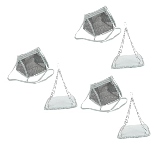 Supvox 3 Sets Haustier-Reisetasche Mit Hängematte Hamster Sling Bag Chinchilla Tragetasche Atmungsaktive Haustier-hängematte Hamster Tasche 2 Stück * 3 von Supvox