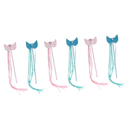 Supvox 6stücke Interaktive Katzenangel Mit Lustigen Engelshörnern Und Quasten Spielzeug Für Haustiere Fördert Bewegung Und Interesse Bei Katzen Supvox 6stücke Interaktive Katzenangel Mit Lustigen Engelshörnern Und Quasten Spielzeug Für Haustiere Fördert Bewegung Und Interesse Bei Katzen von Supvox