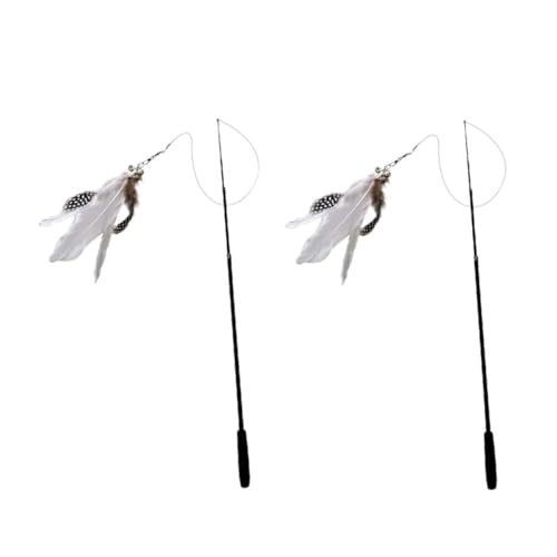 Supvox 6 STK Katzen-Teaser Katzenspielzeug Interactive cat Toy Kätzchen Spielzeug Übungs-Kätzchen-Zauberstab Angel Katzenzauberstab Spielzeug Kätzchen neckendes Spielzeug teleskopisch Supvox 6 STK Katzen-Teaser Katzenspielzeug Interactive cat Toy Kätzchen Spielzeug Übungs-Kätzchen-Zauberstab Angel Katzenzauberstab Spielzeug Kätzchen neckendes Spielzeug teleskopisch von Supvox