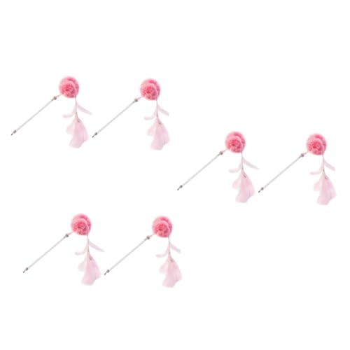 Supvox 6 STK Katzen-Teaser Katzenspielzeug Zauberstab Spielzeug Für Kätzchen Balancierende Spielzeuge Haustier Spielzeug Kleines Katzenspielzeug Katzenrute Plastik Sport Rosa Supvox 6 STK Katzen-Teaser Katzenspielzeug Zauberstab Spielzeug Für Kätzchen Balancierende Spielzeuge Haustier Spielzeug Kleines Katzenspielzeug Katzenrute Plastik Sport Rosa von Supvox