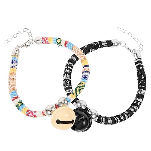 Supvox 6 STK Katzenhalsband Accessoires Für Mädchen Kätzchen Krawatte Haustierzubehör Hängende Halsketten Ethnische Halsketten Einstellbar Welpenspielzeug Glockenförmig Die Klingel Nylon Supvox 6 STK Katzenhalsband Accessoires Für Mädchen Kätzchen Krawatte Haustierzubehör Hängende Halsketten Ethnische Halsketten Einstellbar Welpenspielzeug Glockenförmig Die Klingel Nylon von Supvox
