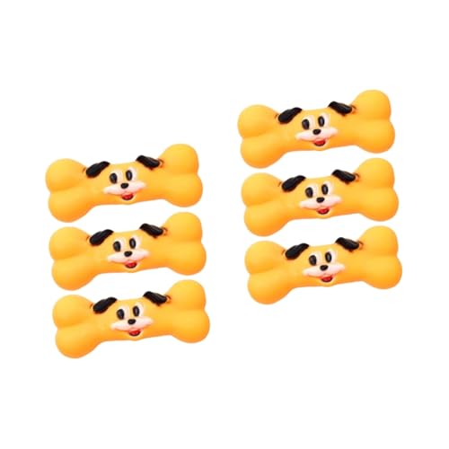 Supvox 6 STK Sound-Spielzeug Für Haustiere Panda-Tuch Für Hund Klein Welpen-Cartoon-Spielzeug Knisterndes Hundespielzeug Haustier Spielzeug Quietschendes Spielzeug Kauspielzeug Backenzahn von Supvox
