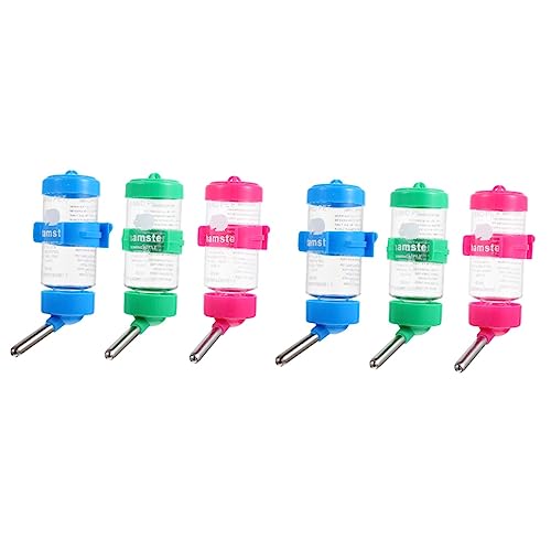 Supvox 6stücke Hamster Trinkflasche Praktische Hängende Wasserbehälter Für Kleine Haustiere Auslaufsicheres Design Für Hamster Chinchillas Und Meerschweinchen Zufällige Farben Supvox 6stücke Hamster Trinkflasche Praktische Hängende Wasserbehälter Für Kleine Haustiere Auslaufsicheres Design Für Hamster Chinchillas Und Meerschweinchen Zufällige Farben von Supvox