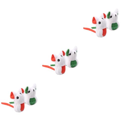 Supvox 6stücke Niedliche Katzen Spielzeug Mäuse Plüsch Interaktives Katzenspielzeug Orange Und Grün Für Spielende Katzen Und Kitten Langlebig Und Auffällig Supvox 6stücke Niedliche Katzen Spielzeug Mäuse Plüsch Interaktives Katzenspielzeug Orange Und Grün Für Spielende Katzen Und Kitten Langlebig Und Auffällig von Supvox