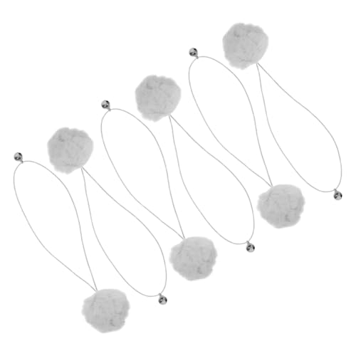 Supvox 6 Stück Katzen Bälle mit Glocke für Kratzbaum und Katzenbaum Interaktive Katzen Ersatzbälle aus Strapazierfähigem Material Sicher und Bequem für Kätzchen von Supvox