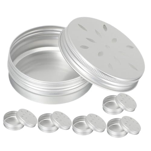 Supvox 6 Stück Teiliges Hundeduft Trainingsset Aluminium Duftboxen für Nasenarbeit Tragbare Kleine Trainingsbehälter zur Geruchserkennung und Stressreduktion bei Hunden von Supvox