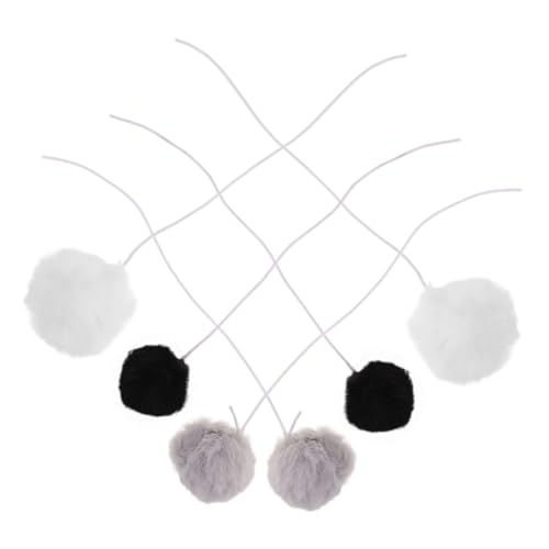 Supvox 6 Stück für Katzenstreu Kätzchenspielzeug zum Aufhängen Katze Plüschtier katzenkratzbaum Katzen Kätzchenspielzeug für Wohnungskatzen Katzen-Teaser-Bälle Bommel Supvox 6 Stück für Katzenstreu Kätzchenspielzeug zum Aufhängen Katze Plüschtier katzenkratzbaum Katzen Kätzchenspielzeug für Wohnungskatzen Katzen-Teaser-Bälle Bommel von Supvox