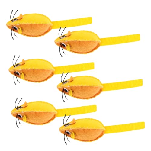 Supvox 6stücke Teiliges Weicher Plüsch-mäuse Für Katzen Interaktives Kauspielzeug Aktivität Und Unterhaltung Für Kätzchen Für Tägliches Spielen Und Kratzvergnügen Supvox 6stücke Teiliges Weicher Plüsch-mäuse Für Katzen Interaktives Kauspielzeug Aktivität Und Unterhaltung Für Kätzchen Für Tägliches Spielen Und Kratzvergnügen von Supvox