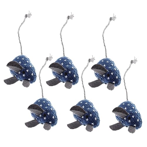 Supvox 6St ausgestopftes Katzenspielzeug für Katzen Automatisches Katzenspielzeug Katzenmäuse Kitten Katzen Katze Katzenminze Spielzeugmaus Plüsch von Supvox