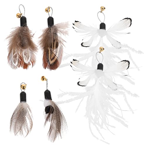 Supvox 6st Ersatzkopf Für Katzenangel Kätzchen Katzenspielzeug-Teaser Katzen-Teaser-Halter Zum Aufhängen Für Katzen Feder Für Katzenspielzeug Katzenrätsel Plastik Supvox 6st Ersatzkopf Für Katzenangel Kätzchen Katzenspielzeug-Teaser Katzen-Teaser-Halter Zum Aufhängen Für Katzen Feder Für Katzenspielzeug Katzenrätsel Plastik von Supvox