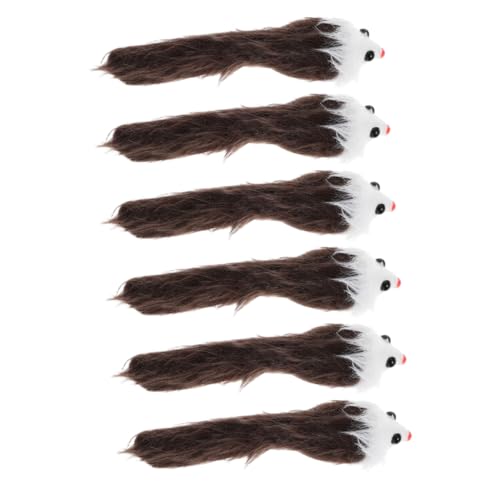 Supvox 6stücke Teiliges Katzenspielzeug Plüsch-mäusen Und Quietscher Weiche Katzenminze-mäuse Für Katzen Und Kätzchen Für Spiel Und Freude Supvox 6stücke Teiliges Katzenspielzeug Plüsch-mäusen Und Quietscher Weiche Katzenminze-mäuse Für Katzen Und Kätzchen Für Spiel Und Freude von Supvox