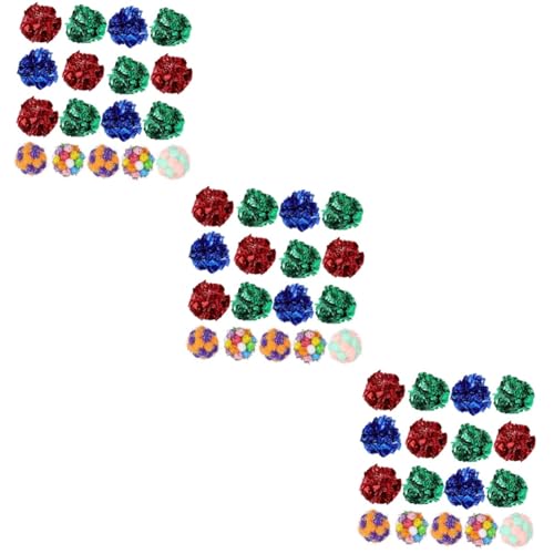 Supvox 75 STK Plüschspielzeugball Plüschballspielzeug Kauspielzeug für Katzen katzenspielzeug interaktives Spielzeug Spielzeuge Interaktiver Katzenball Crinkle-Ball für Katzen Haustier Supvox 75 STK Plüschspielzeugball Plüschballspielzeug Kauspielzeug für Katzen katzenspielzeug interaktives Spielzeug Spielzeuge Interaktiver Katzenball Crinkle-Ball für Katzen Haustier von Supvox