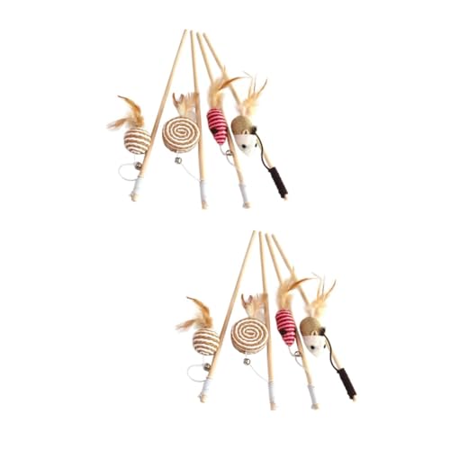 Supvox 2 Sets Bell Mouse Katzenspielzeug Interaktives Kätzchenspielzeug Für Spaß Und Bewegung 4 Stück * 2 Supvox 2 Sets Bell Mouse Katzenspielzeug Interaktives Kätzchenspielzeug Für Spaß Und Bewegung 4 Stück * 2 von Supvox
