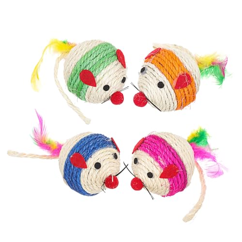 Supvox 8 STK Katzenspielzeug Kätzchenkratzer Spielzeug für Haustiere Spielzeuge Indoor-Katzenzubehör Katze lustiges Spielzeug Katzenpfote kratzbaum für Katzen Sisalkugel Spielzeugball Supvox 8 STK Katzenspielzeug Kätzchenkratzer Spielzeug für Haustiere Spielzeuge Indoor-Katzenzubehör Katze lustiges Spielzeug Katzenpfote kratzbaum für Katzen Sisalkugel Spielzeugball von Supvox
