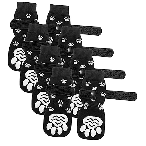 Supvox Socken Hundesocken Für Haustiere 8 Stück Hundesocken Katzensocken Verschleißfest Wiederverwendbar Hundezubehör von Supvox