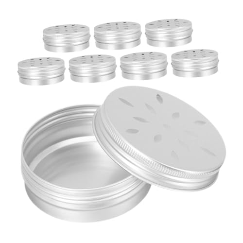 Supvox 8 Stück Teiliges Dufttraining mit Aluminiumdeckeln Duftdosen für Geruchstraining Langlebige und Benutzerfreundliche Trainingsbehälter für Kleine Hunde und Arbeitshunde Wie von Supvox