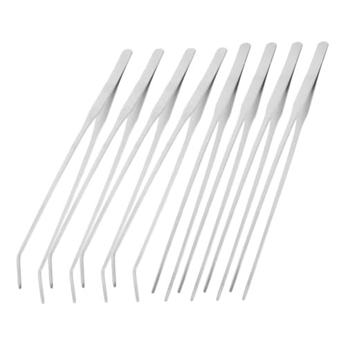 Supvox 8 Stück Teiliges Edelstahl Futterzangen mit Geraden und Gebogenen Spitzen Ergonomisch Leichte Reptilien Futterpinzette für Aquarium Terrarium und Aquascaping Vielseitige Futter Supvox 8 Stück Teiliges Edelstahl Futterzangen mit Geraden und Gebogenen Spitzen Ergonomisch Leichte Reptilien Futterpinzette für Aquarium Terrarium und Aquascaping Vielseitige Futter von Supvox