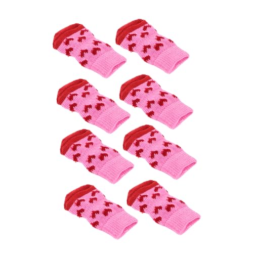 Supvox 8 Stück rutschfeste Hundesocken Antirutsch Pfotenprotektoren für Kleine Mittelgroße und Große für Drinnen und Draußen Bequem und Atmungsaktiv Schützt die Verletzungen Supvox 8 Stück rutschfeste Hundesocken Antirutsch Pfotenprotektoren für Kleine Mittelgroße und Große für Drinnen und Draußen Bequem und Atmungsaktiv Schützt die Verletzungen von Supvox