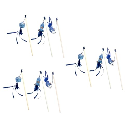 Supvox Holzstab Katze 9 STK Katzen-Teaser-Spielzeug Interaktives Spielzeug Interactive Toys Mäuse Trainingsstock Gewagtes Spielzeug Spielset Holz Spielzeuge Zauberstab Puppenanhänger Katzenspielzeug Supvox Holzstab Katze 9 STK Katzen-Teaser-Spielzeug Interaktives Spielzeug Interactive Toys Mäuse Trainingsstock Gewagtes Spielzeug Spielset Holz Spielzeuge Zauberstab Puppenanhänger Katzenspielzeug von Supvox