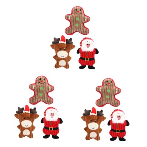 Supvox 9 STK Haustier quietschendes Spielzeug Haustier Hundezähne Spielzeug Interactive Dog Toys pet Mate Geschenke Weihnachtssto Kauspielzeug für Hunde die Katze rot Supvox 9 STK Haustier quietschendes Spielzeug Haustier Hundezähne Spielzeug Interactive Dog Toys pet Mate Geschenke Weihnachtssto Kauspielzeug für Hunde die Katze rot von Supvox