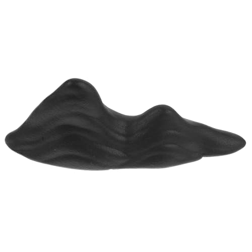 Supvox Aquarium Dekor Schwarz Keramik Garten Ornament Fischbecken Statue Tischdekoration Kunstliches Aquarium Ornament von Supvox