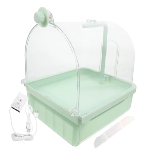 Supvox Vogelbadewanne Für Papageien – 180° Drehbarer Wasserhahn Vogelkäfigbad Vogelspielzeug Für Den Käfig Automatische Vogeldusche Supvox Vogelbadewanne Für Papageien – 180° Drehbarer Wasserhahn Vogelkäfigbad Vogelspielzeug Für Den Käfig Automatische Vogeldusche von Supvox