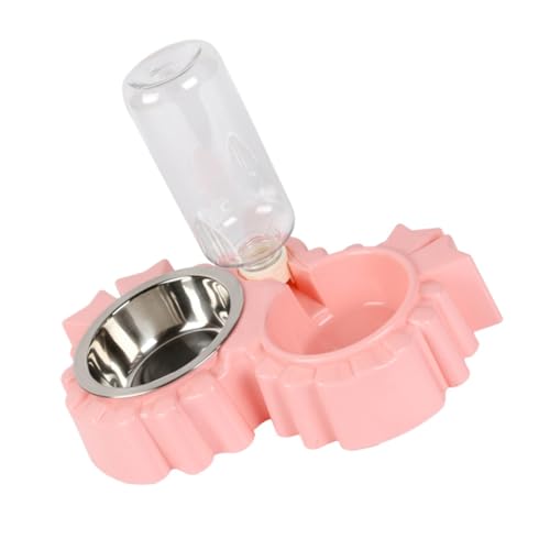 Supvox Automatische Hundenäpfe, 2-in-1-katzenfutter- Und Wassernapf-Set Mit Wasserspender Und Edelstahlnapf Für Welpen Und Kätzchen Supvox Automatische Hundenäpfe, 2-in-1-katzenfutter- Und Wassernapf-Set Mit Wasserspender Und Edelstahlnapf Für Welpen Und Kätzchen von Supvox