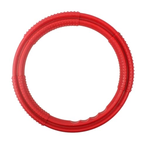 Supvox Backenfrisbee kauen Unzerstörbares Hundespielzeug Interactive Dog Toys knete Spielzeug Spielzeuge Backenzahnspielzeug für Haustiere Backenzahn-Beißspielzeug Ring Frisbeescheibe rot von Supvox