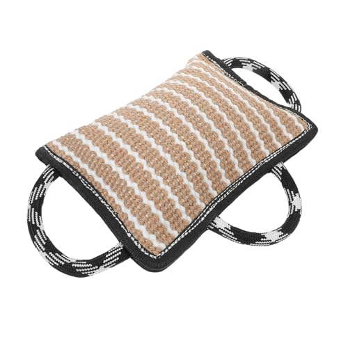 Supvox Bite Pillow aus Robustem Flachs für Hundetraining Interaktives Beißspielzeug für Welpen Strapazierfähiges Hundezerrspielzeug zur Vertrauensförderung und Spielerischen Beißerziehung Supvox Bite Pillow aus Robustem Flachs für Hundetraining Interaktives Beißspielzeug für Welpen Strapazierfähiges Hundezerrspielzeug zur Vertrauensförderung und Spielerischen Beißerziehung von Supvox