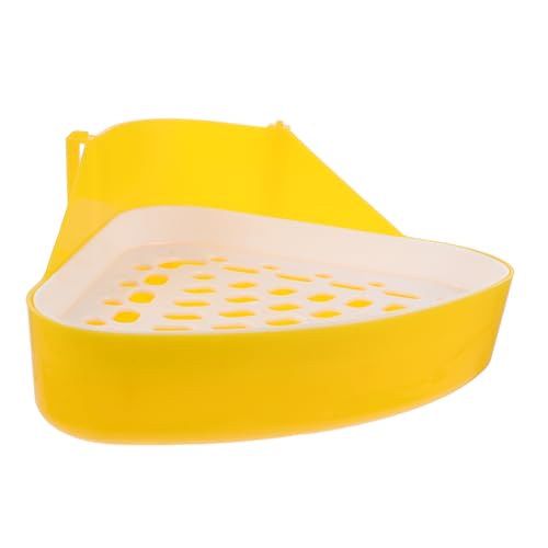 Supvox Box Für Haustiertöpfchen Urinal Haustiertoilette Kleines Haustiertöpfchen Kaninchen Töpfchentrainer Behälter Für Kleine Tiere Chinchilla Kaninchenstreu Einstreu Für von Supvox