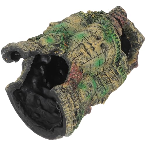 Supvox Dekorative Reptilienversteck Höhle aus Harz Terrarium Zubehör für Eidechsen Schlangen und Andere Reptilien als Natürlicher Unterschlupf Supvox Dekorative Reptilienversteck Höhle aus Harz Terrarium Zubehör für Eidechsen Schlangen und Andere Reptilien als Natürlicher Unterschlupf von Supvox