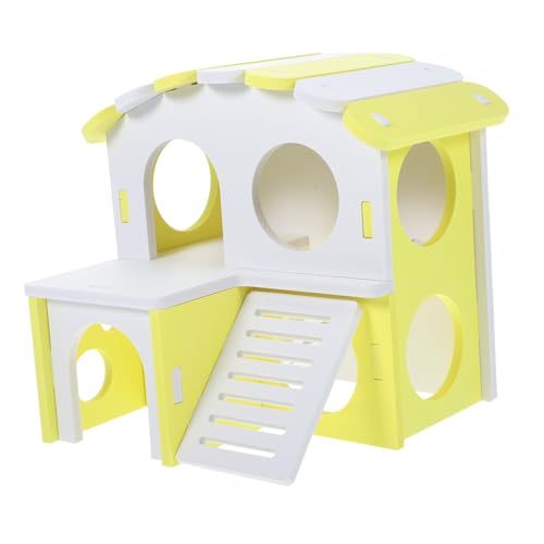 Supvox Doppelstöckiges Hamsterversteck aus PVC Langlebiger Meerschweinchen Unterschlupf Multifunktionales Kleintierhaus Geeignet für Zwerghamster Mäuse Kleine Nager Sicheres Spieltunnel Supvox Doppelstöckiges Hamsterversteck aus PVC Langlebiger Meerschweinchen Unterschlupf Multifunktionales Kleintierhaus Geeignet für Zwerghamster Mäuse Kleine Nager Sicheres Spieltunnel von Supvox